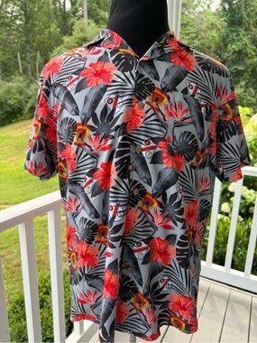 Twisted Toucan USMC Third Corps Hawaiian Shirt L Marines